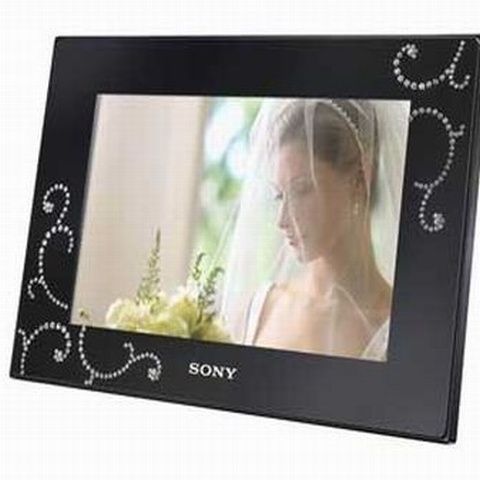 Rama foto digitală cu cristale Swarovski