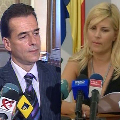 Elena Udrea şi Ludovic Orban se acuză reciproc că sunt mincinoşi - VEZI VIDEO