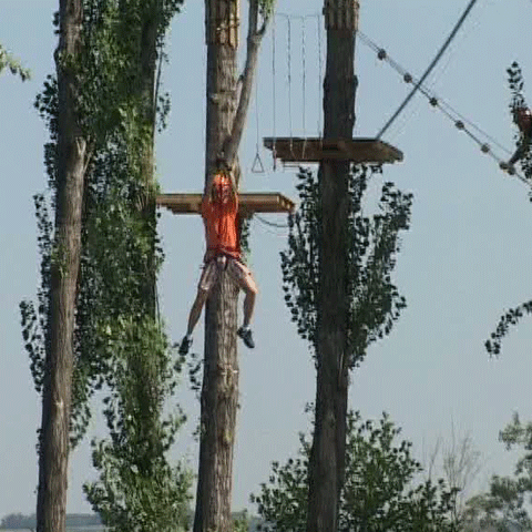 Un parc de aventură a fost inaugurat în centrul oraşului Târgovişte