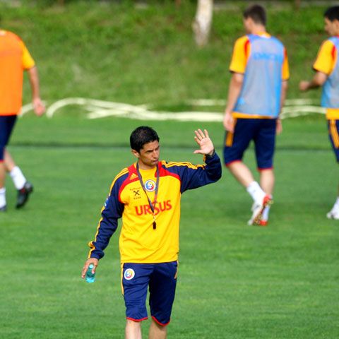 Naţionala a susţinut la Mogoşoaia un antrenament uşor după revenirea în ţară