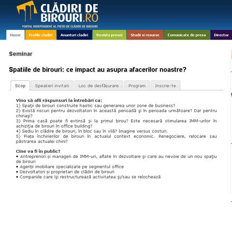 La TIMON ALL INCLUSIVE clădirile de birouri vor intra în dezbatere publică