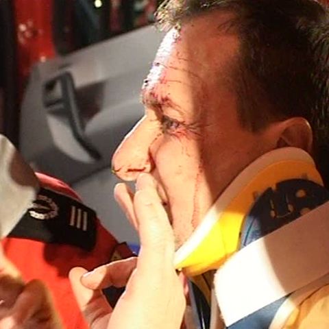 Maşina Ambasadei Rusiei a intrat într-un stâlp pe şoseaua Kiseleff 