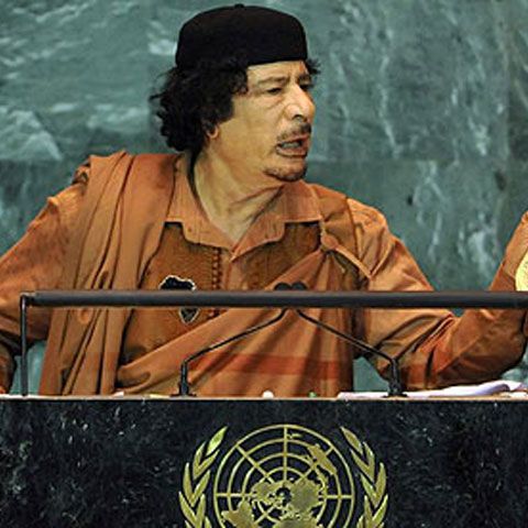 Discursul lui Gadhafi de la ONU l-a făcut pe unul dintre interpreţi să cedeze şi să renunţe