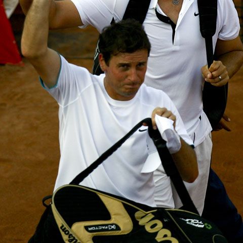 Andrei Pavel a spus adio tenisului într-un meci demonstrativ cu Goran Ivanisevic