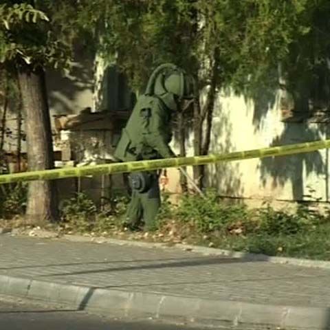 O grenadă de producţie recentă a fost găsită în centrul oraşului Focşani