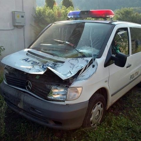 Duba care îl ducea la instanţă pe fostul candidat la preşedinţie Aurel Rădulescu, implicată într-un accident