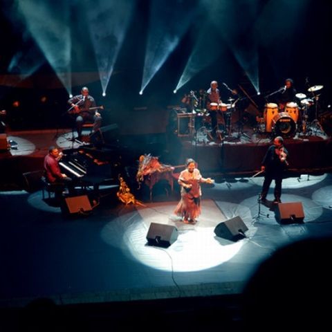 Desculţă, aşezată la masa de cafea, Cesaria Evora a cântat cu nobleţe şi har la Sala Palatului