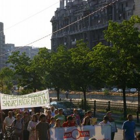 Câteva mii de bugetari din Covasna au participat la diferite forme de protest