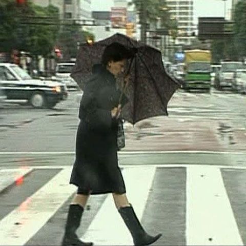 Sudul Japoniei a fost lovit de un taifun extrem de puternic