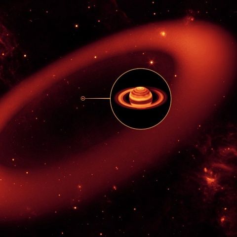 Oamenii de ştiinţă au descoperit un inel uriaş în jurul planetei Saturn