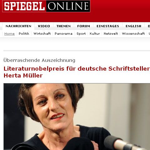 Presa internaţională o umple de elogii pe Muller: o veste fantastică, un scriitor extraordinar 