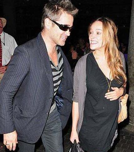  Colin Farrell a interzis familiei logodnicei sale să participle la naşterea copilului lor