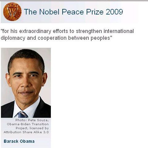 Nobelul lui Obama, controversat în viziunea analiştilor politici români