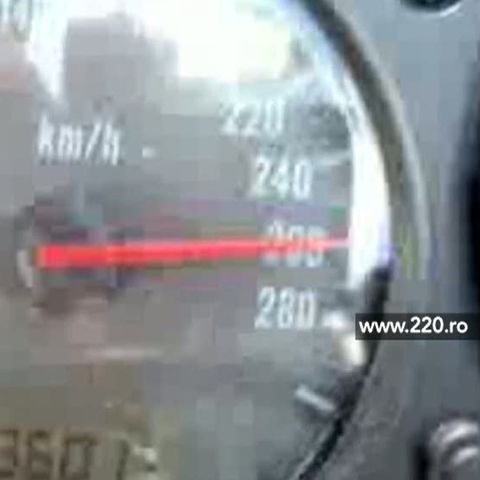 Un tânăr motociclist din Arad a mers cu 280 de kilometri la oră