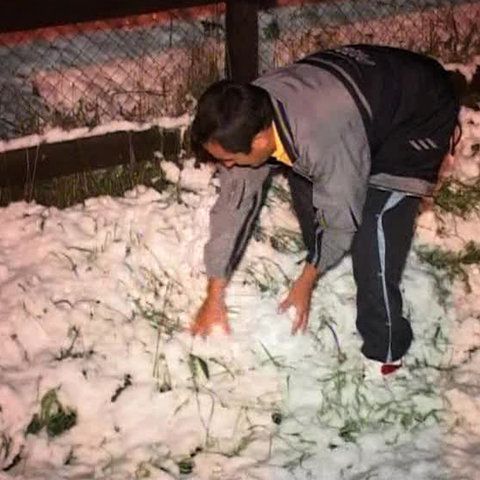 Prima ninsoare din noul sezon la Huedin