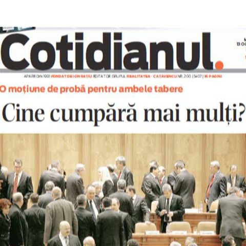 Moţiunea care a răsturnat Guvernul, în toate editorialele zilei