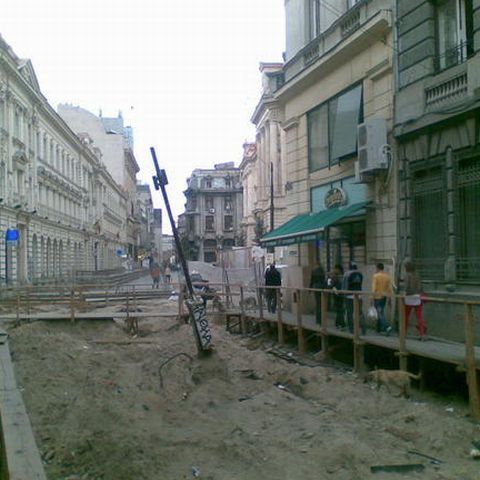 Primăria Generală a reziliat contractul cu firma care se ocupa de refacerea Centrului Istoric