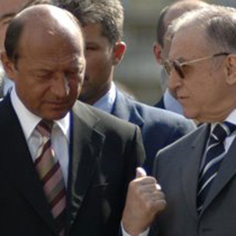 Traian Băsescu: Contracandidatul meu este Ion Iliescu, nu Mircea Geoană