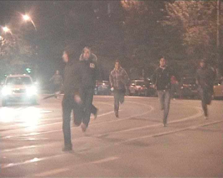 Violenţe pe stradă după meciul Steaua - Rapid