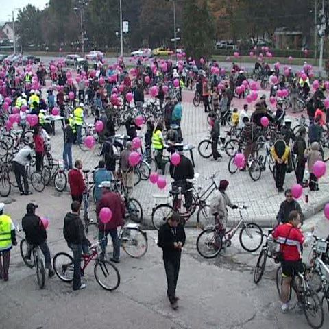 Locuitorii din Timişoara au sărbătorit un an de la "revoluţia bicicletelor"