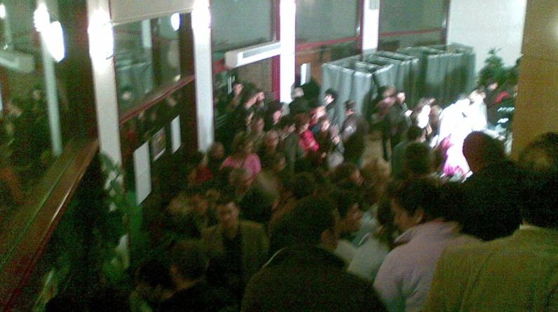 Aglomeraţie la vot la Madrid