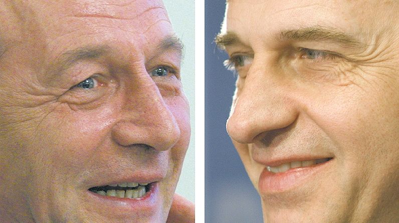 Basescu and Geoana make it to the second round of the presidential elections,according to exit-polls
