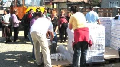 Zahărul şi făina de la Uniunea Europeană au sosit cu întârziere la Bistriţa