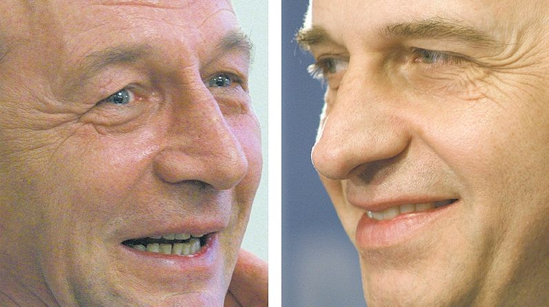 Rezultate parţiale: Băsescu are 32,52%, Geoană 30,77%, după numărarea a 96,55% din voturile exprimate