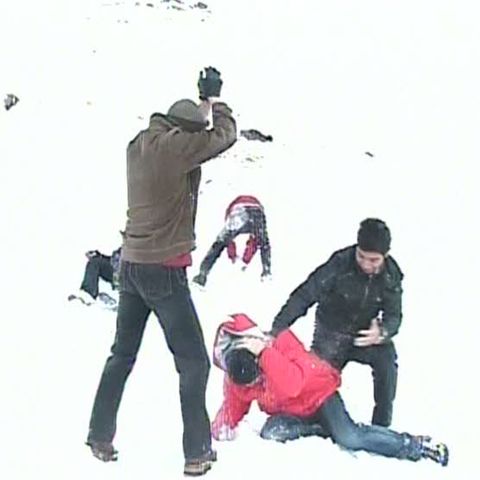 Un strat de zăpadă numai bun pentru distracţie s-a depus la Bâlea Lac