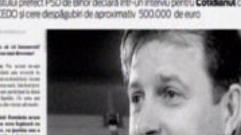 ÎCCJ: \"Reţinerea lui Adrian Tarău a fost o eroare judiciară\" 