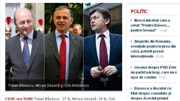 REALITATEA.NET a decis să amâne publicarea exit-poll-urilor până la 21.00