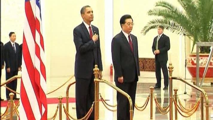 Barack Obama s-a întâlnit la Beijing cu Hu Jintao 