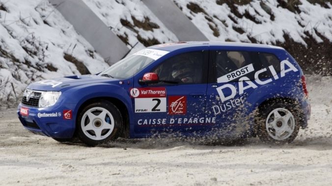 VIDEO / Alain Prost, la primul test oficial cu Dacia Duster