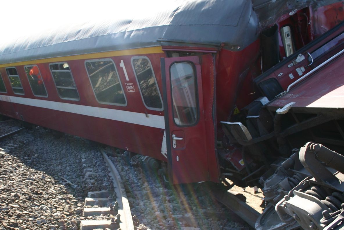 Accident feroviar în Nepos, judeţul Bistriţa-Năsăud