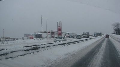 Traficul a fost blocat pe autostrada A1 din cauza unui accident rutier