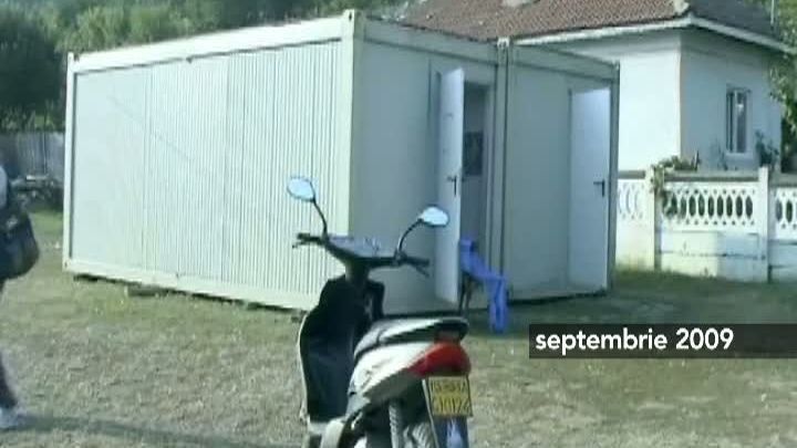 Grădiniţa din satul Cocorova, judeţul Gorj, a fost amenajată într-o baracă