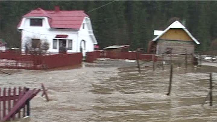 Câteva gospodării din judeţul Mehedinţi au fost inundate