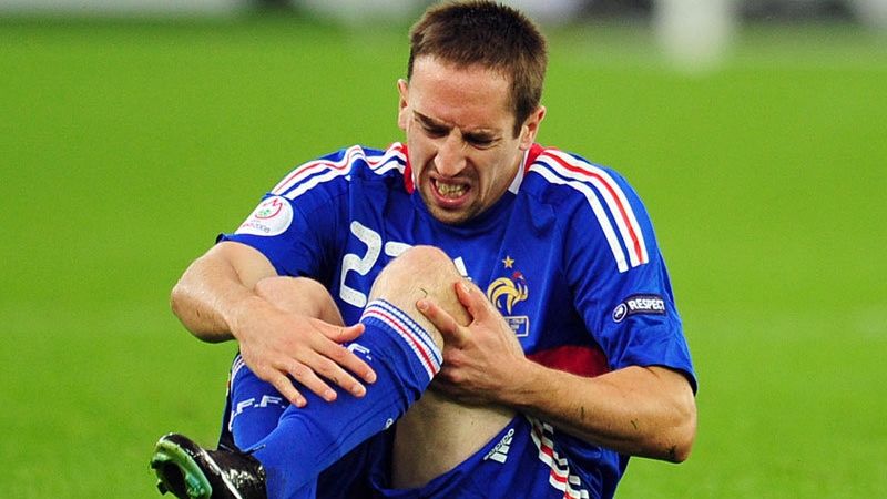 Accidentările lui Ribery se trag de la dantură