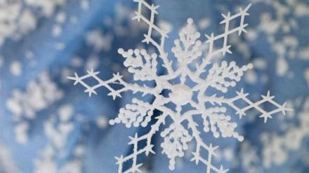 A nins de Moş Nicolae în Bucureşti