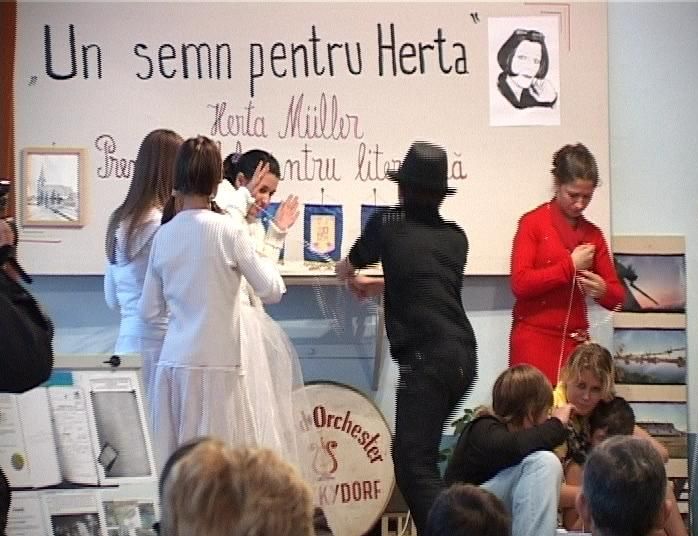 Hertha Muller, sărbătorită în satul natal