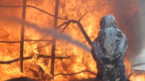 Incendiu pe Calea Moşilor din Capitală