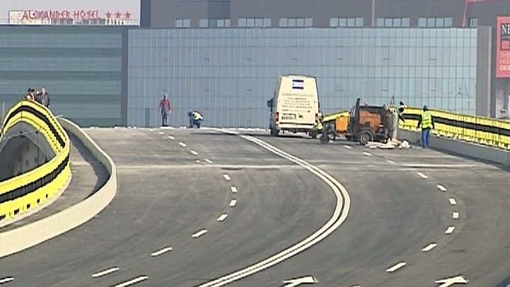 Pasajul Pipera-Tunari a fost inaugurat sâmbătă cu o întârziere de un an