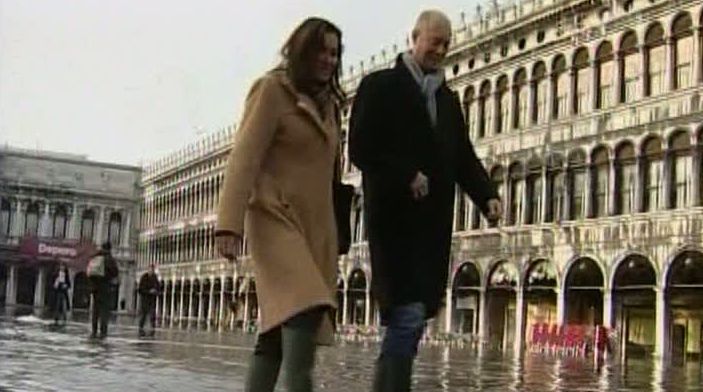 Aproape jumătate din Veneţia este scufundată sub ape