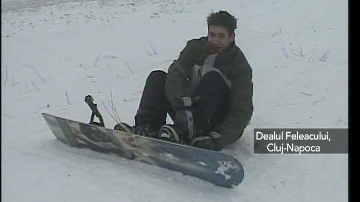 S-a deschis pârtia de schi de pe dealul Feleacului 