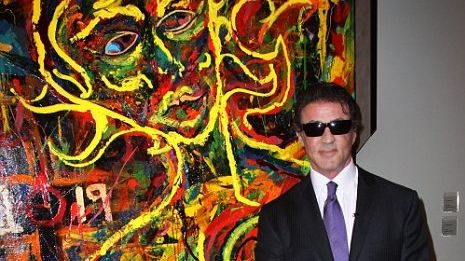 Sylvester Stallone a avut prima expoziţie de pictură