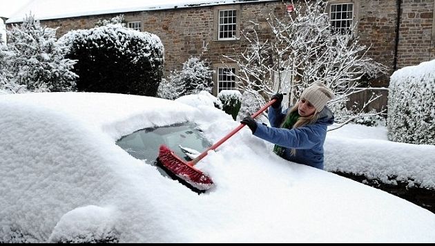 Crăciunul a adus ninsoare în SUA şi Marea Britanie
