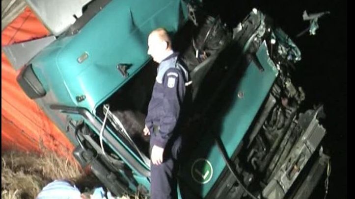 Grav accident pe DN1, în apropiere de Sibiu