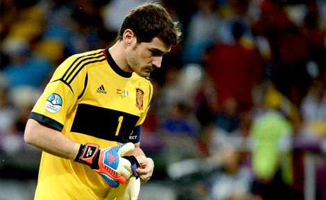 Liga Campionilor. Portarul Iker Casillas este în cărţi 