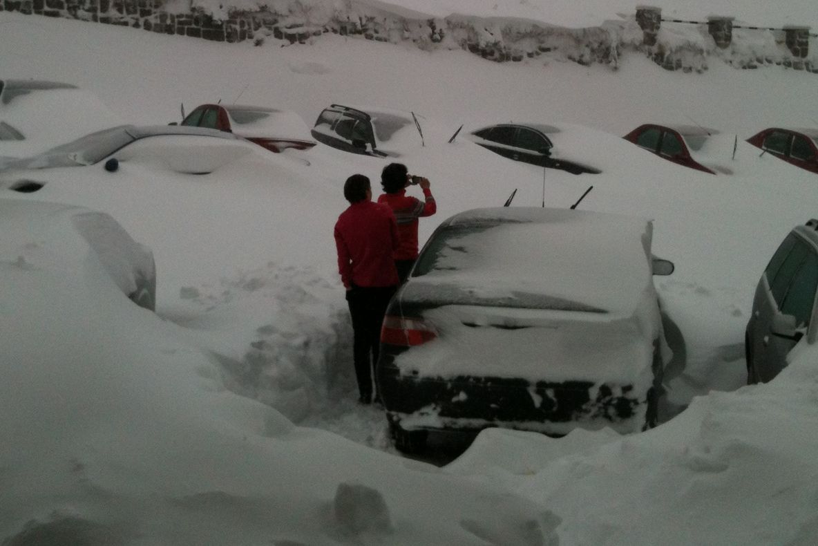 Drumul spre Cota 1400 din Sinaia a fost închis