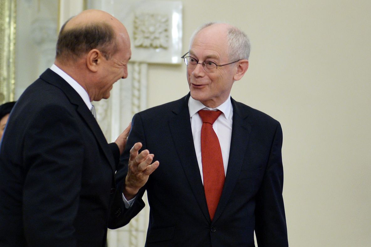 Băsescu se întâlneşte cu Van Rompuy, la Bruxelles